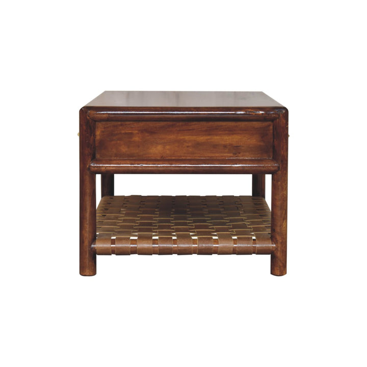 Regency Woven Console Table with 4 drawers