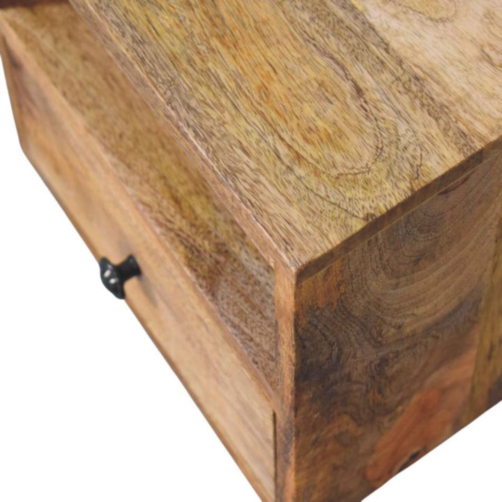 Solis 1-Drawer Oak-ish Wall Mounted Nightstand