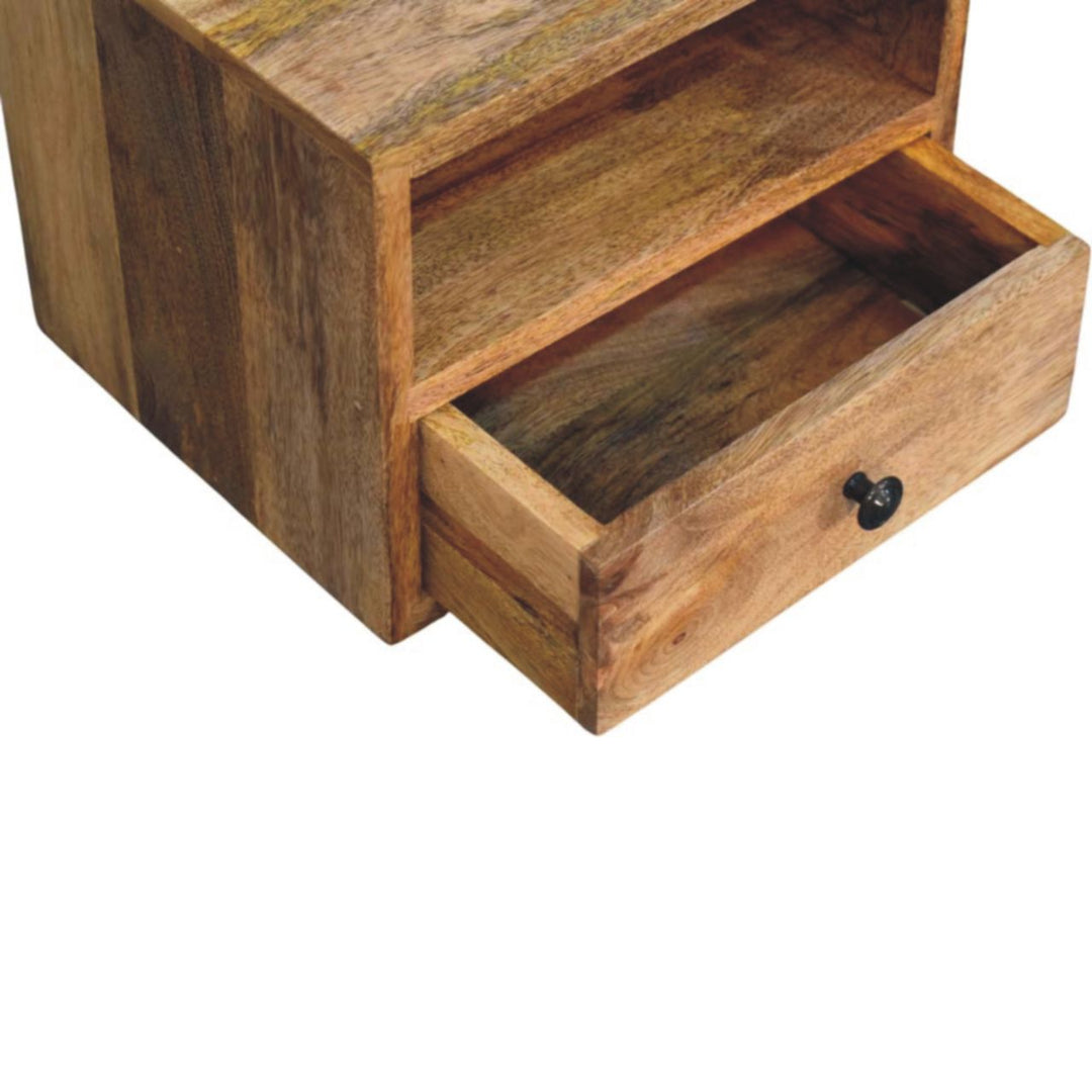 Solis 1-Drawer Oak-ish Wall Mounted Nightstand