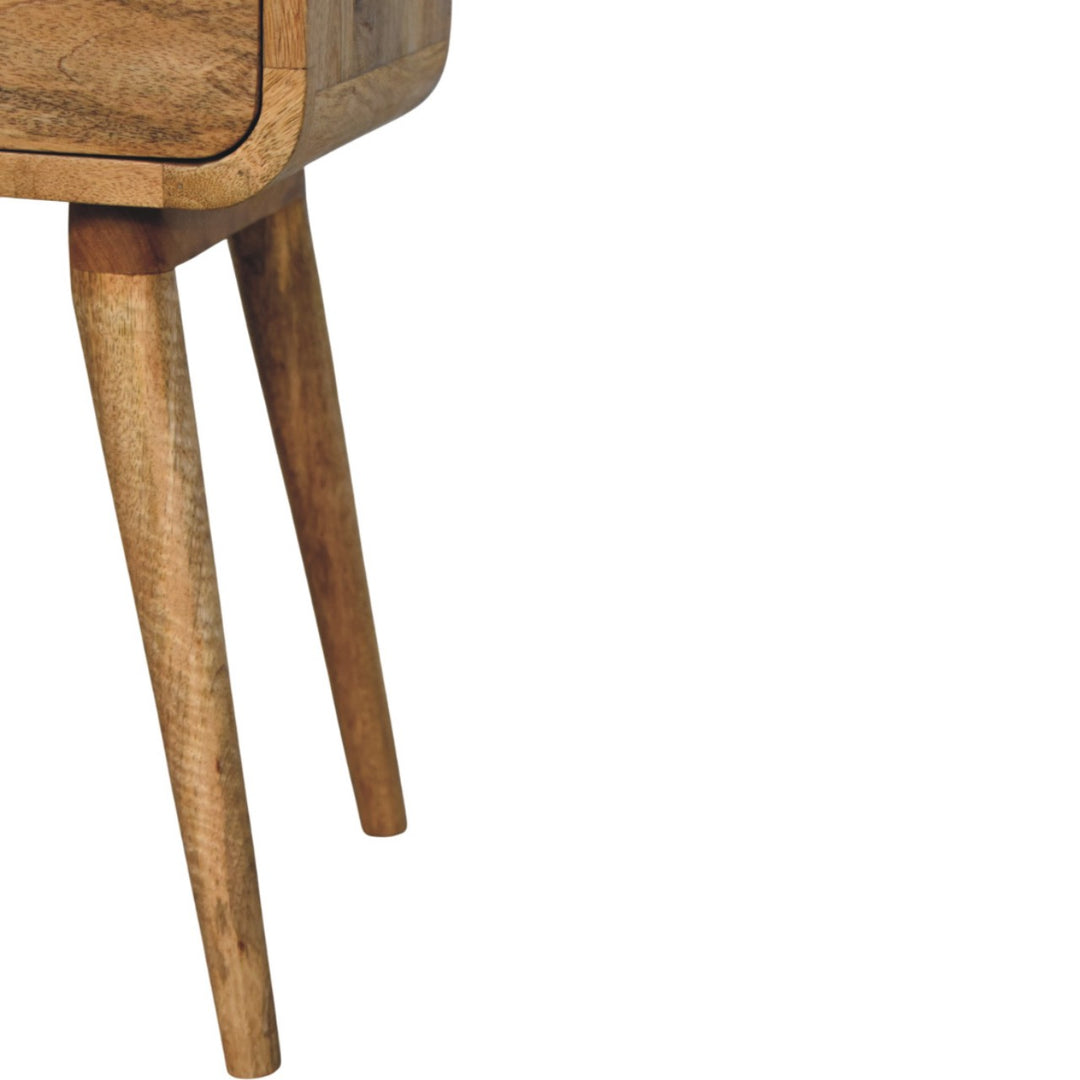 Avora Mini Oak-ish Nightstand with 1 drawer