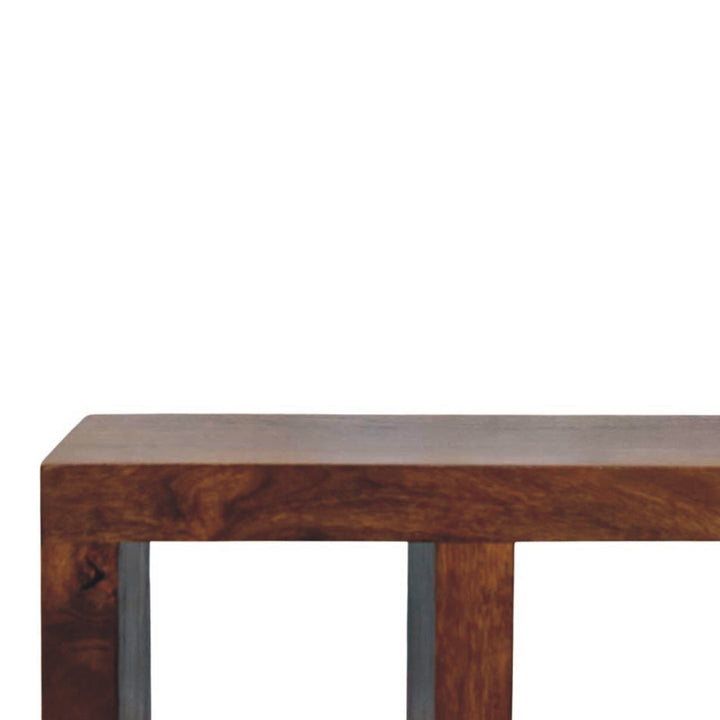 Orion Curved Chestnut Media Unit