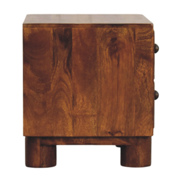 Tula 2 Drawer Chestnut Nightstand