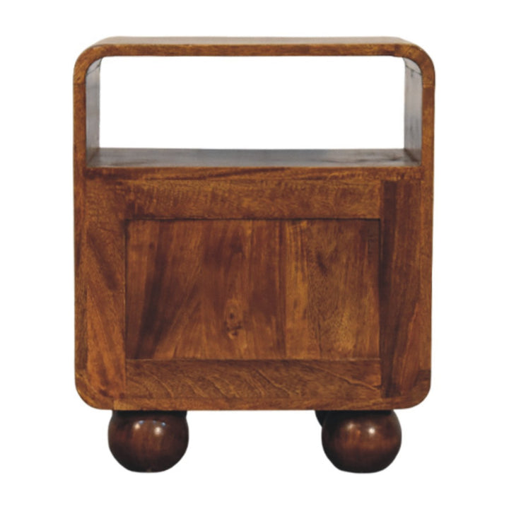 Larissa 2 Drawer Chestnut Nightstand