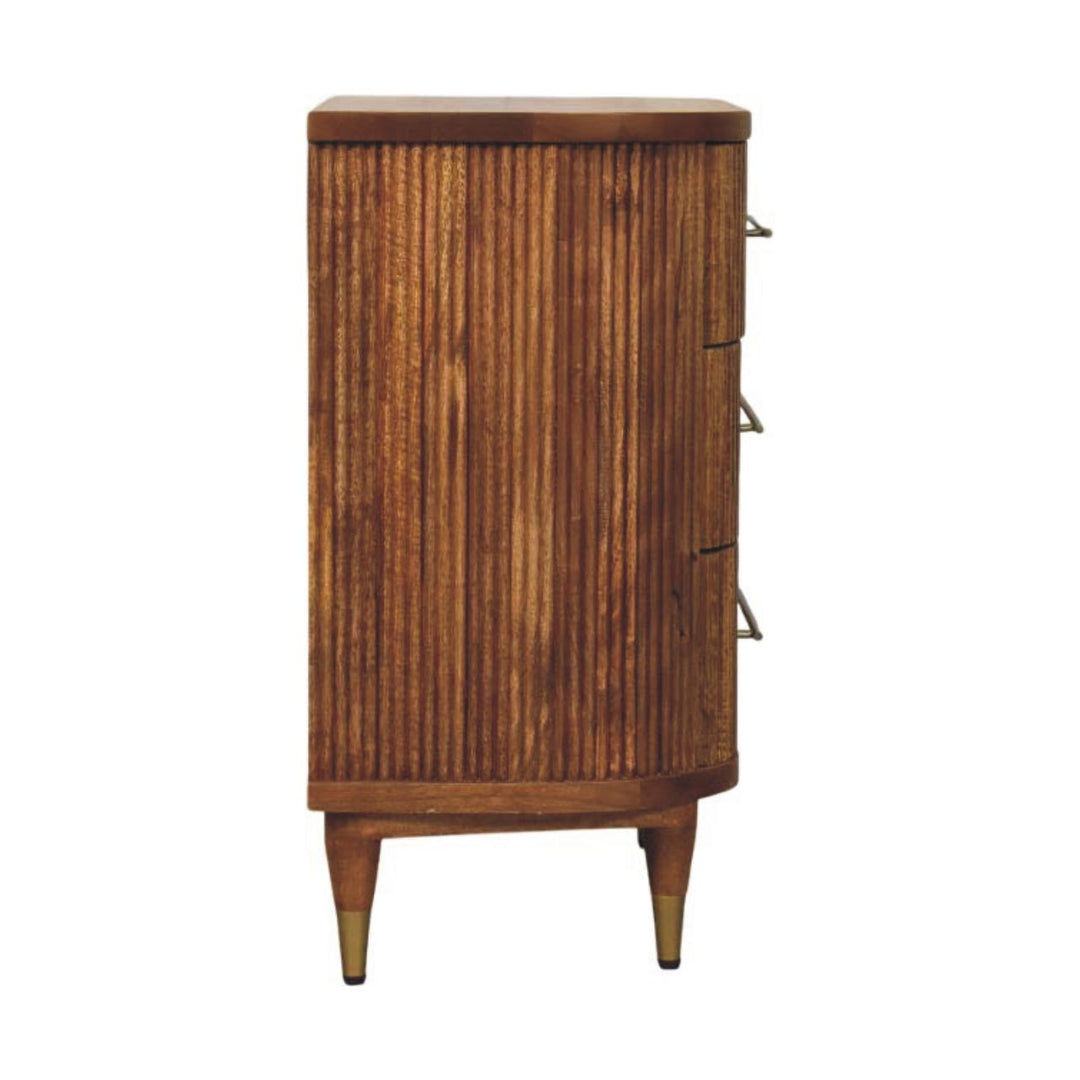 Emerson Ribbed 3-Drawer Chest