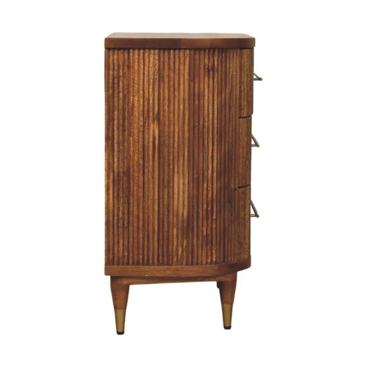 Emerson Ribbed 3-Drawer Chest