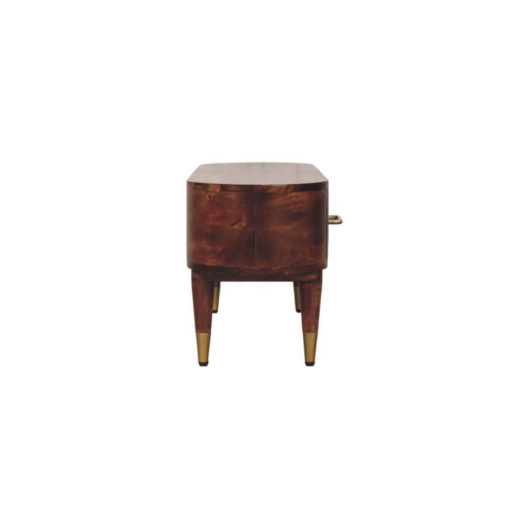 Valenza Curved Media Console
