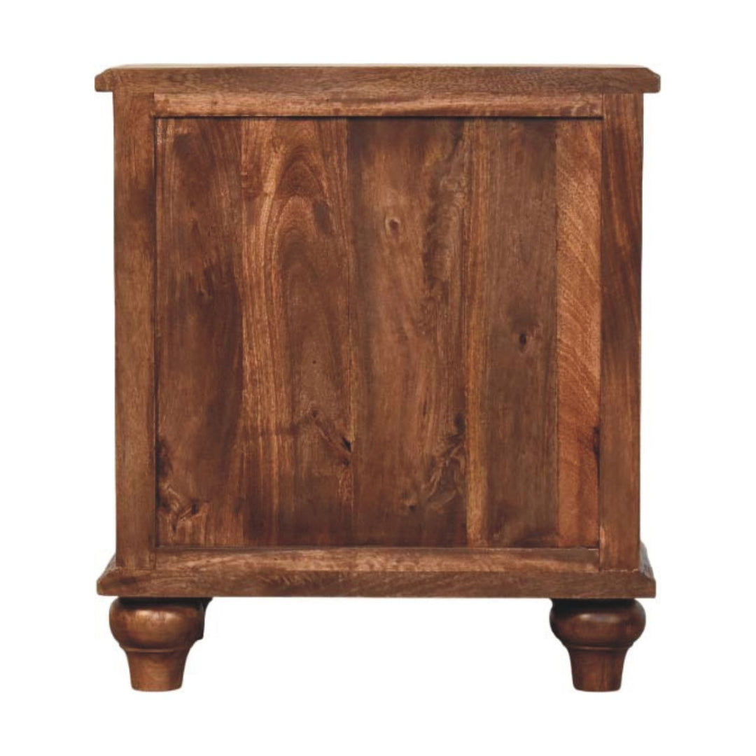 Lume Roasted Panelled Bedside