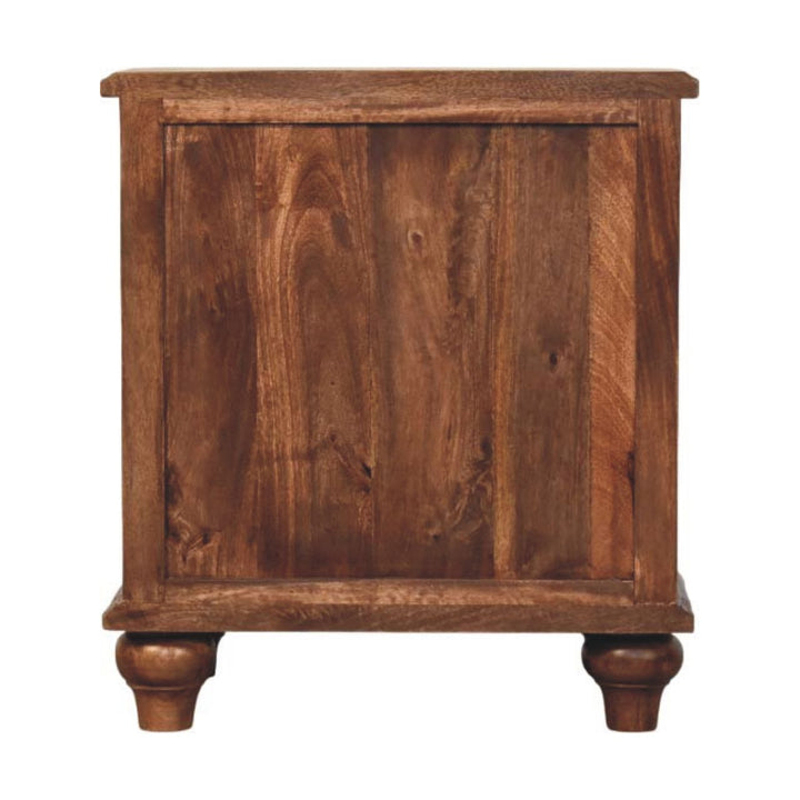 Lume Roasted Panelled Bedside