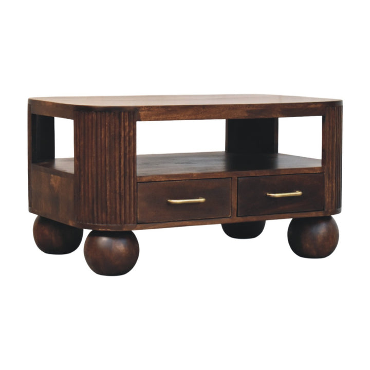 Sphere Leg Coffee Table
