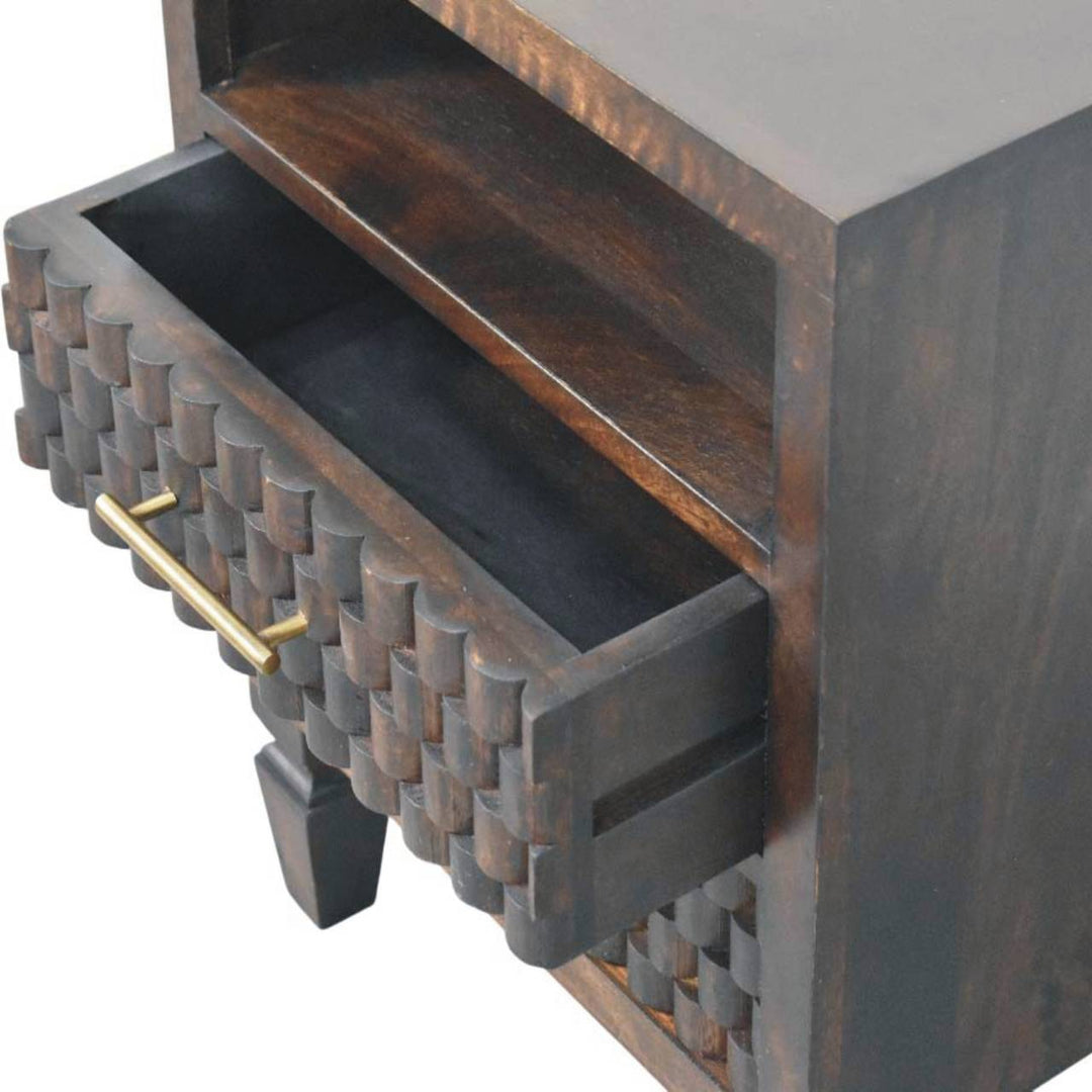 Cadiz Carved Bedside Table