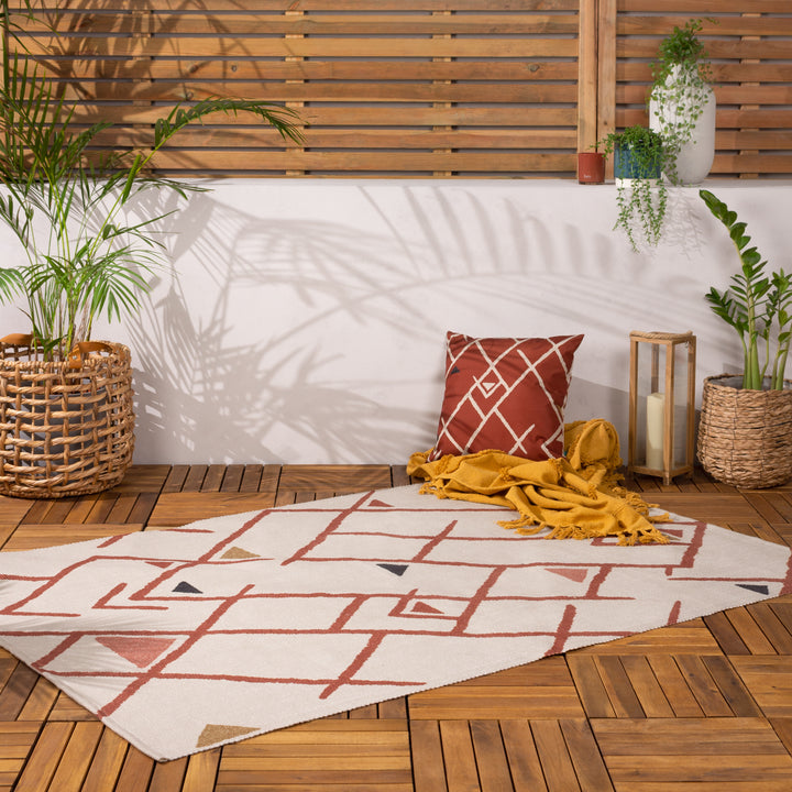 INKA 120X170 OUTDOOR RUG BRICK