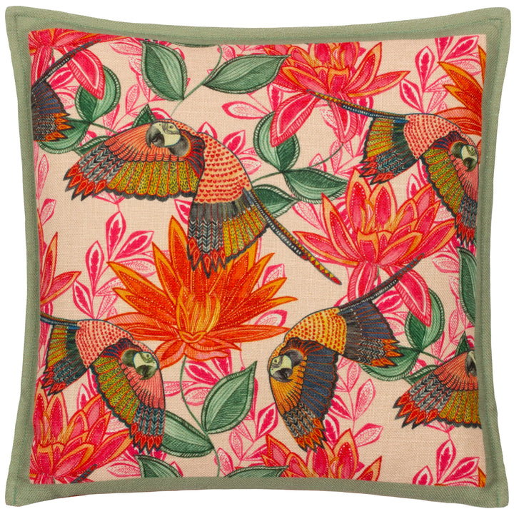 INIKO PARROTS 43X43 CUSHION CASE MULTI