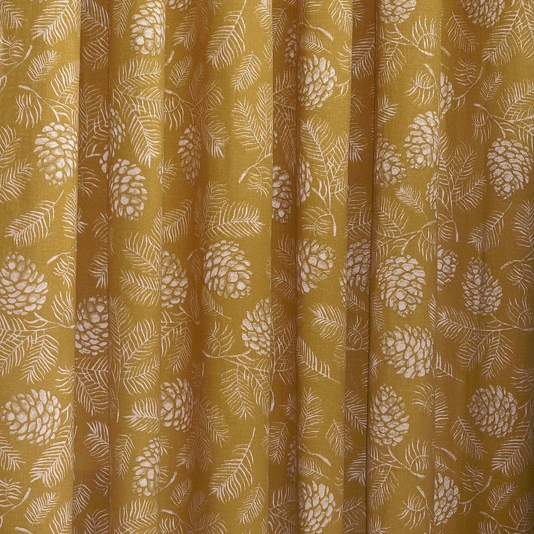 IRWIN 117X137 R/TOP CURT MUSTARD