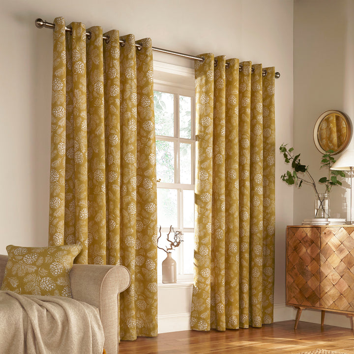 IRWIN 117X183 R/TOP CURT MUSTARD