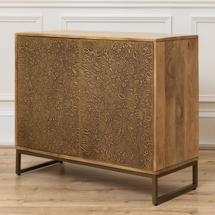 ISADORA CABINET ANTIQUE BRASS