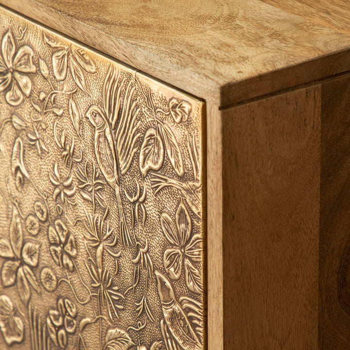 Isadora Cabinet Antique Brass - image 4