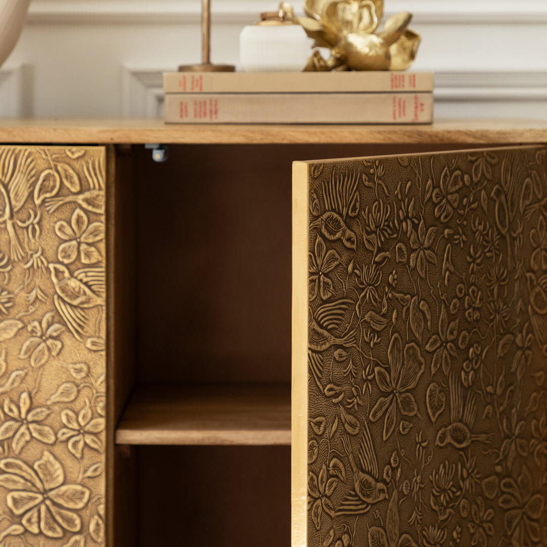 Isadora Cabinet Antique Brass - image 5