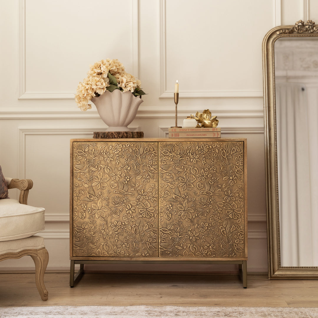 Isadora Cabinet Antique Brass - image 6
