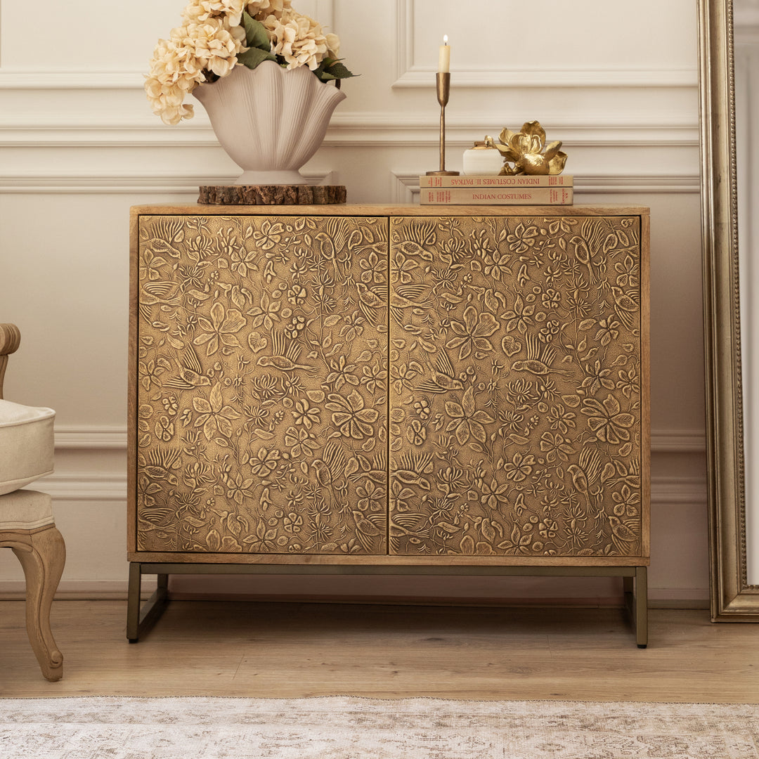 Isadora Cabinet Antique Brass