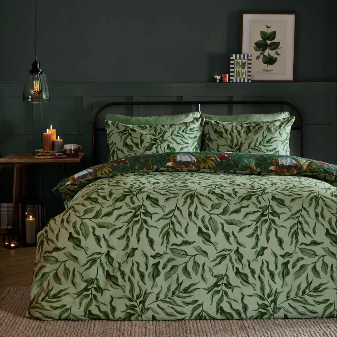 Intothewoods Single Duvet Set Forest Green - image 2