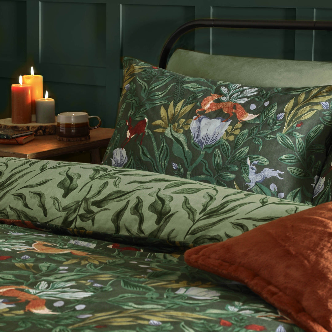 Intothewoods Double Duvet Set Forest Green - image 3