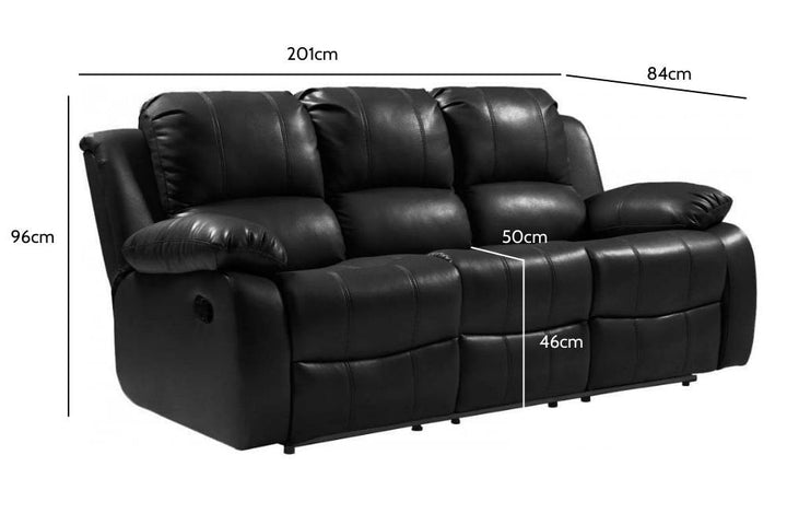 Valencia Air Leather 3+2 Recliners