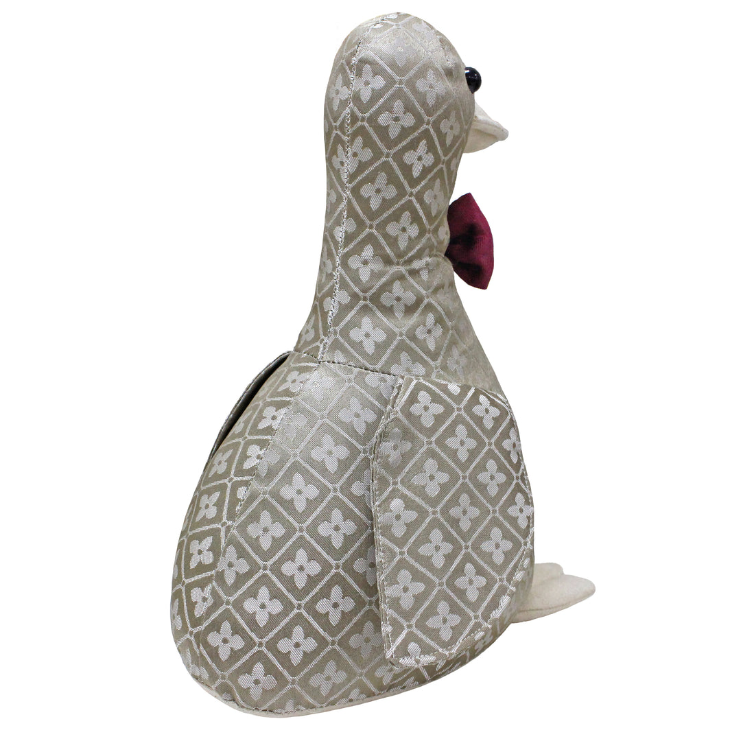 Jacquard Duck Doorstop - Multicolour - image 3