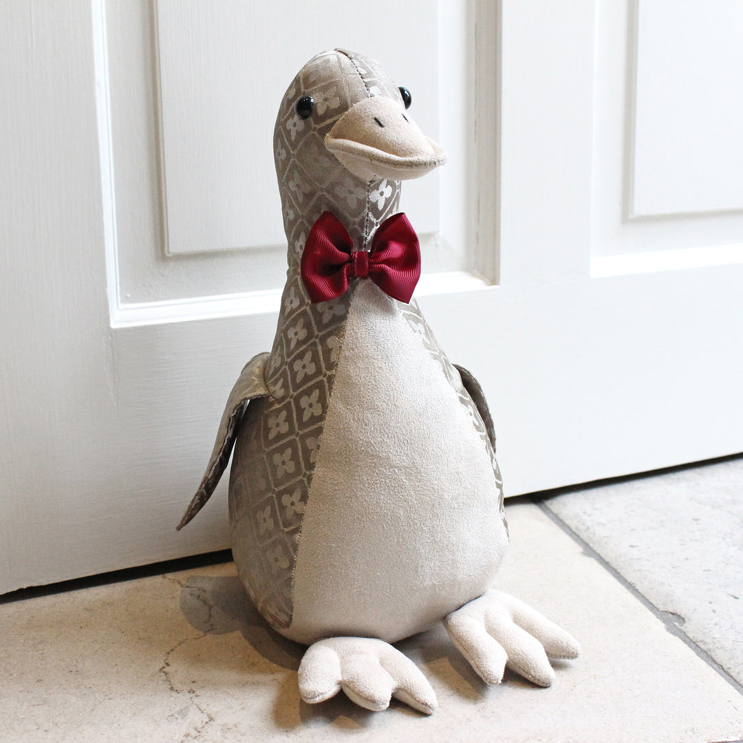 Jacquard Duck Doorstop - Multicolour - image 4