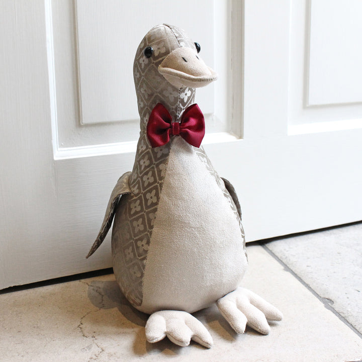 Jacquard Duck Doorstop - Multicolour - image 4