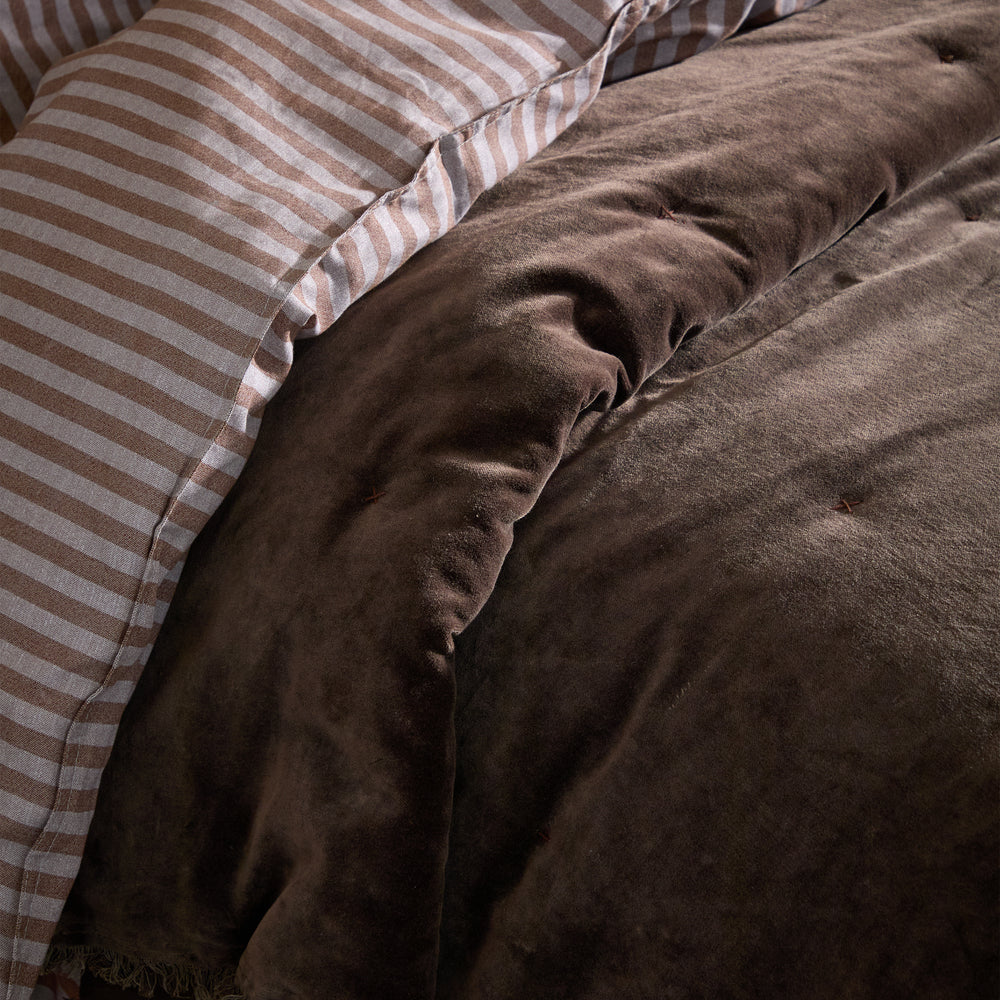 Jaye 140x220 Bedspreadbitter Chocolate - image 2