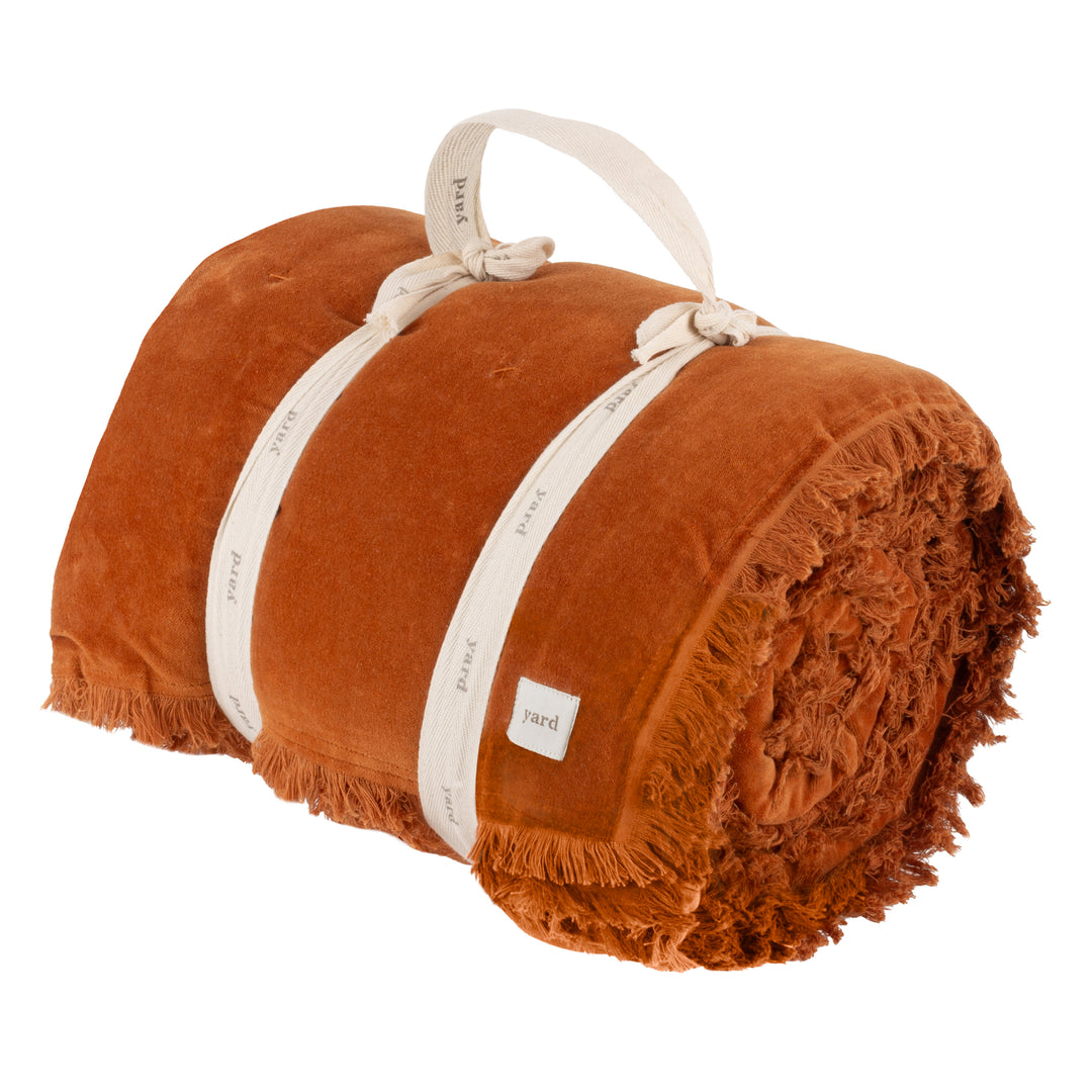 Jaye 140x220 Filled Bedspread Rust - image 6