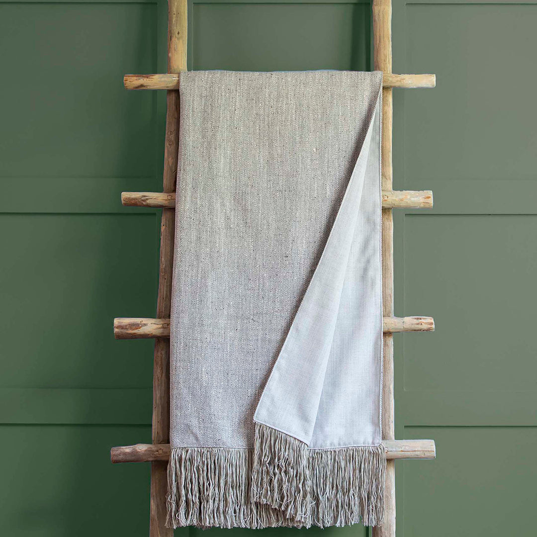 JEDBURGH 136X200 THROW MUSHROOM