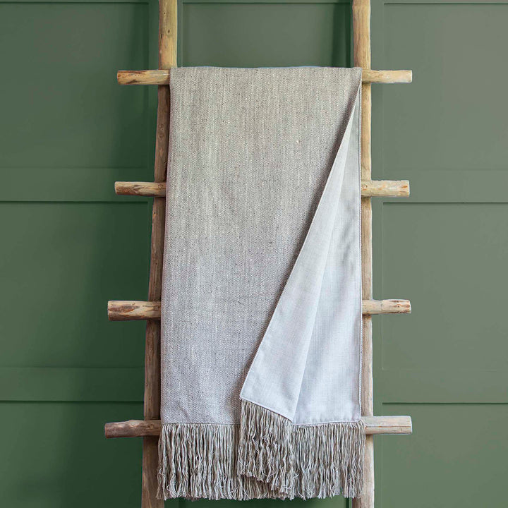 JEDBURGH 136X200 THROW MUSHROOM