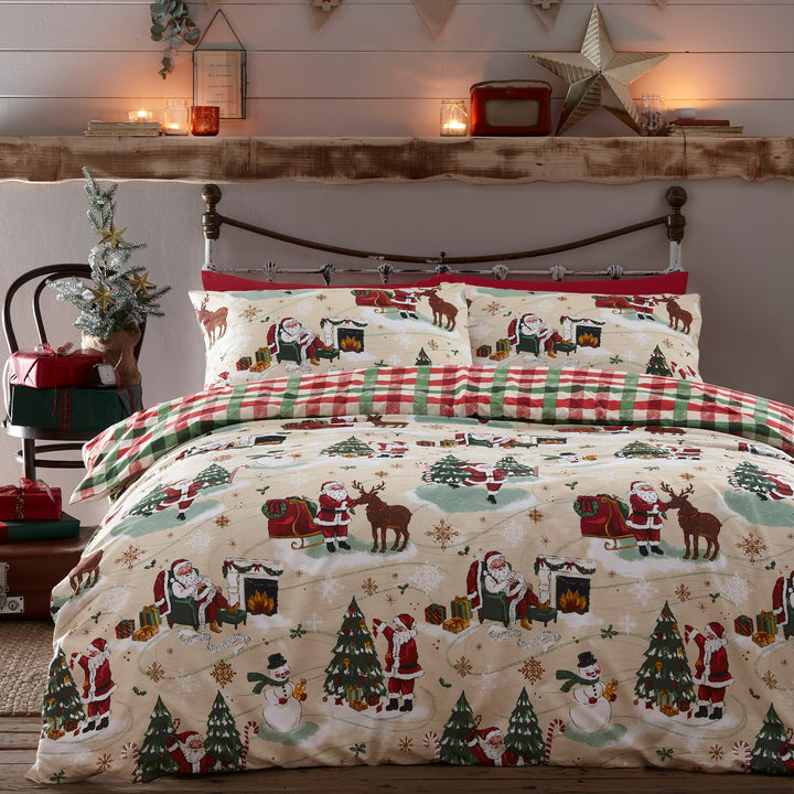 Jolly Santa King Size Duvet Set Multi - image 2