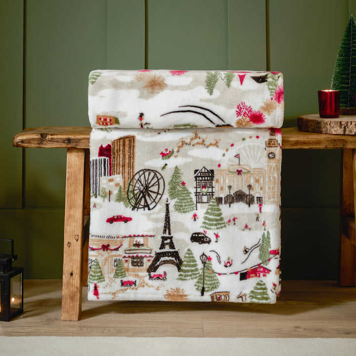 Joy To All 140x180 Throw Cream