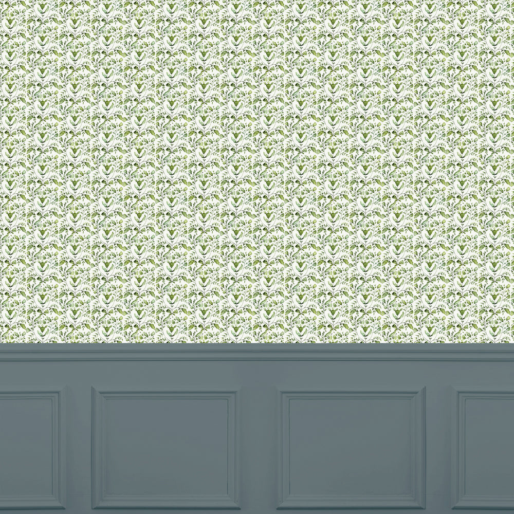 Juna Wallpaper Sage Sample - image 2