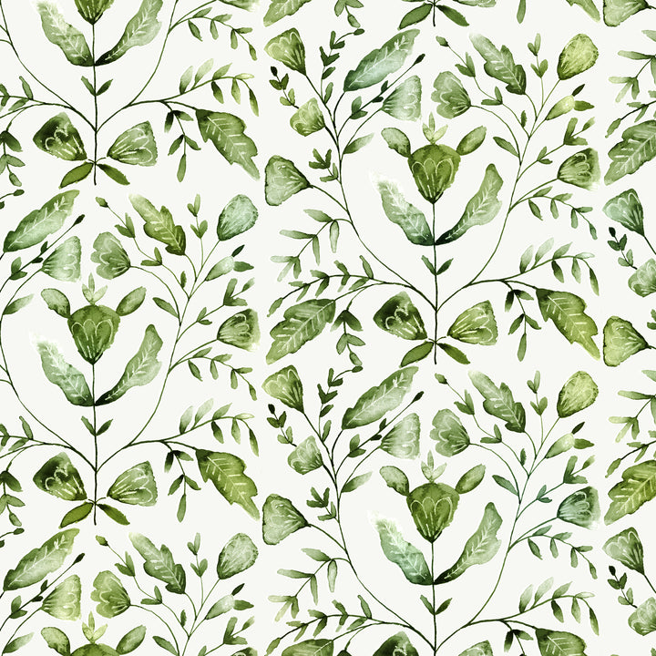 Juna Wallpaper Sage Sample - image 3