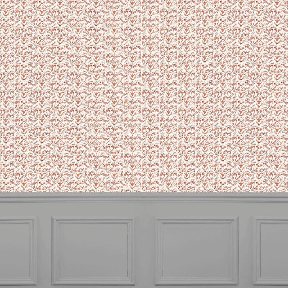 Juna Wallpaper Terracotta - image 2