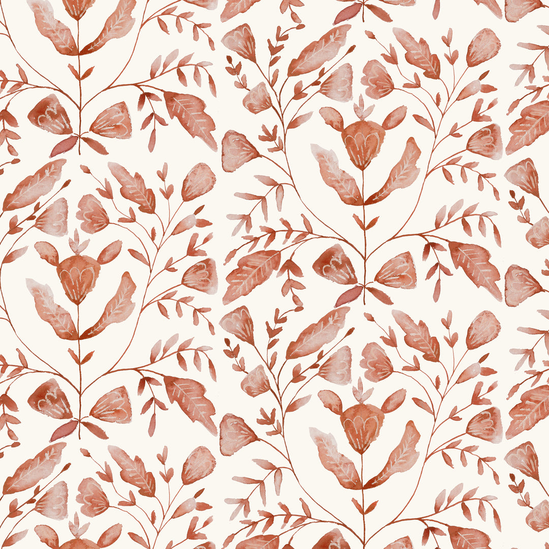 Juna Wallpaper Terracotta - image 3