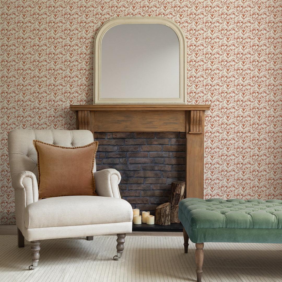 Juna Wallpaper Terracotta