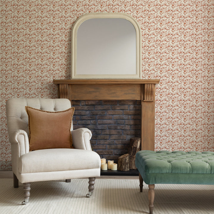 Juna Wallpaper Terracotta