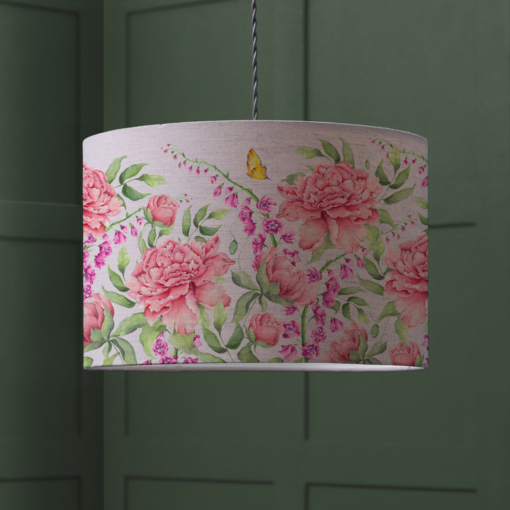 JUNELLE HEATHER EVA 30CM LAMPSHADE PINK