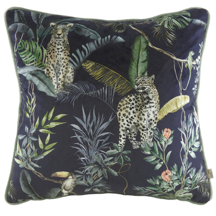 JUNGLE LEOP PIPED 43X43 C/C PETROL