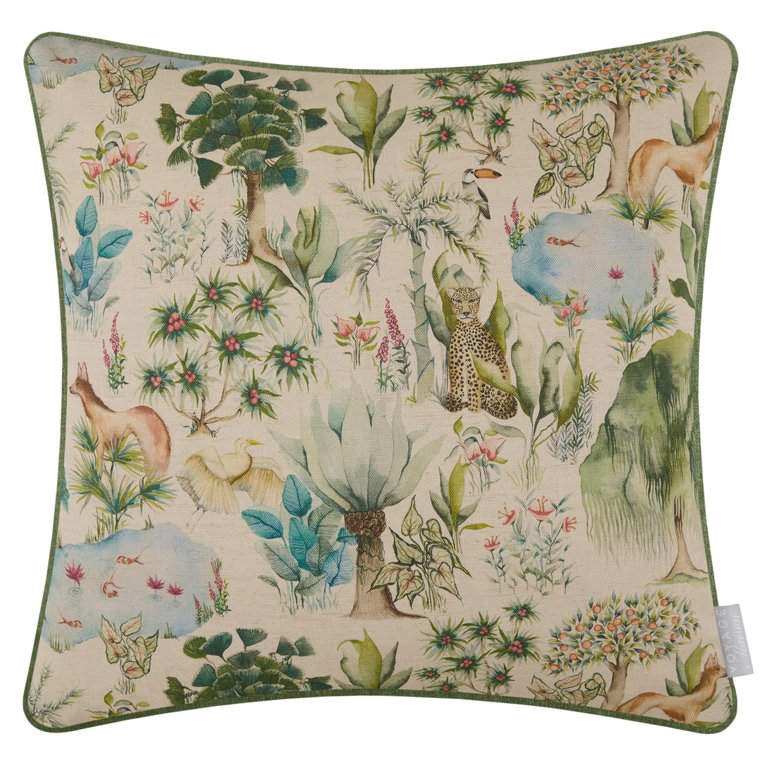 JUNGLE SERENE 50X50 CUSHION CASE MULTI
