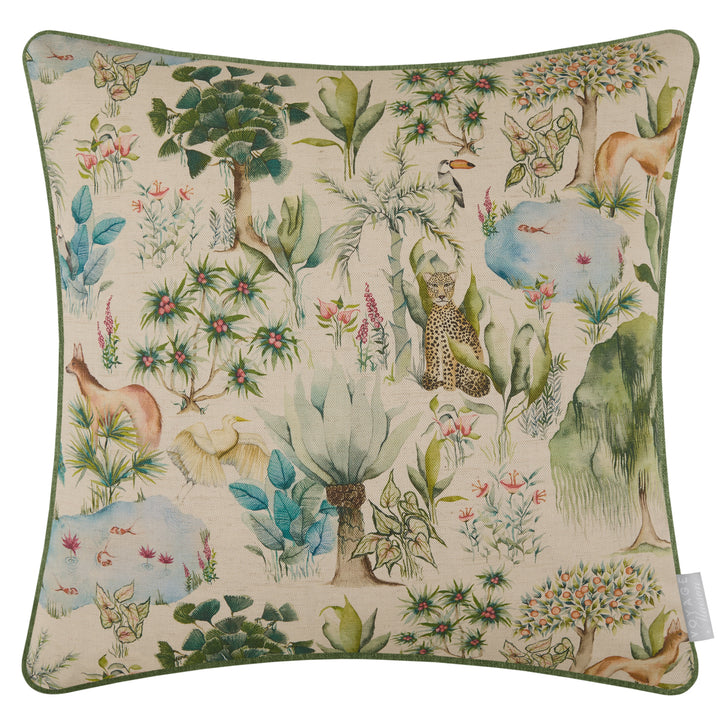 JUNGLE SERENE 50X50 CUSHION CASE MULTI