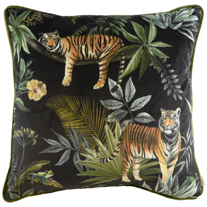 JUNGLE TIGER PIPED 43X43 C/C BLACK