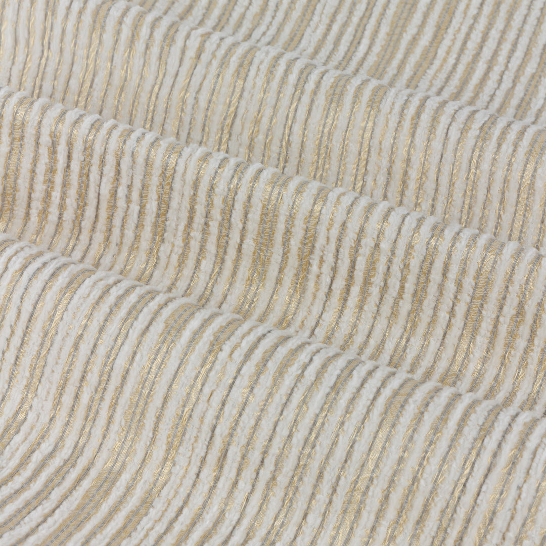 Jupiter 168x137 Eyelet Curtains Ivory/Gold - image 6
