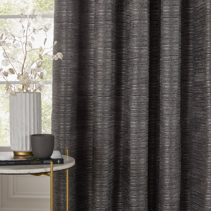 Jupiter 168x229 Eyelet Curtains Graphite - image 5