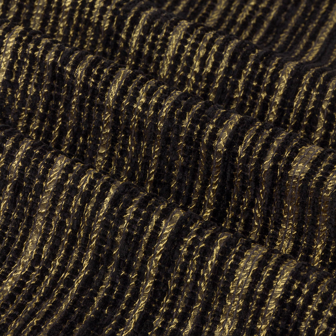 Jupiter 229x229 Eyelet Curtains Black/Gold - image 6