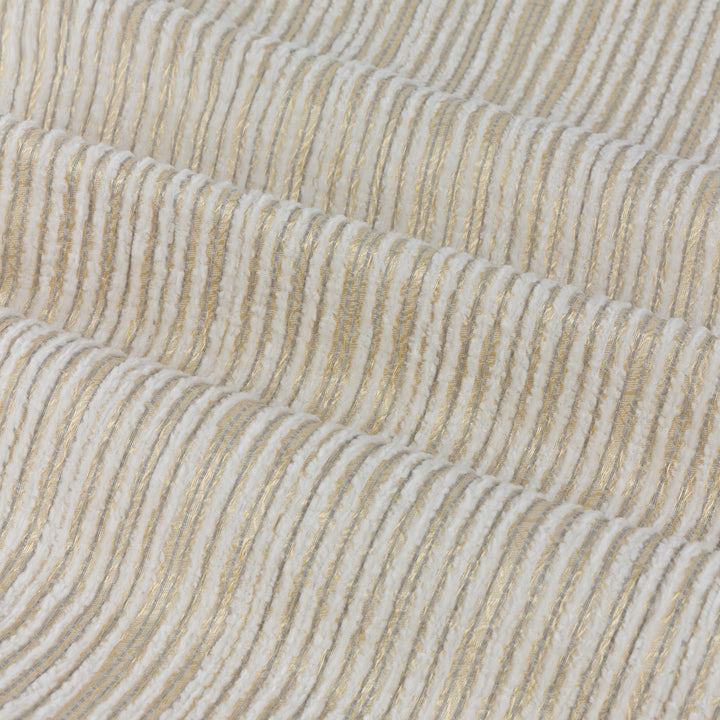 Jupiter 117x137 Eyelet Curtains Ivory/Gold - image 6